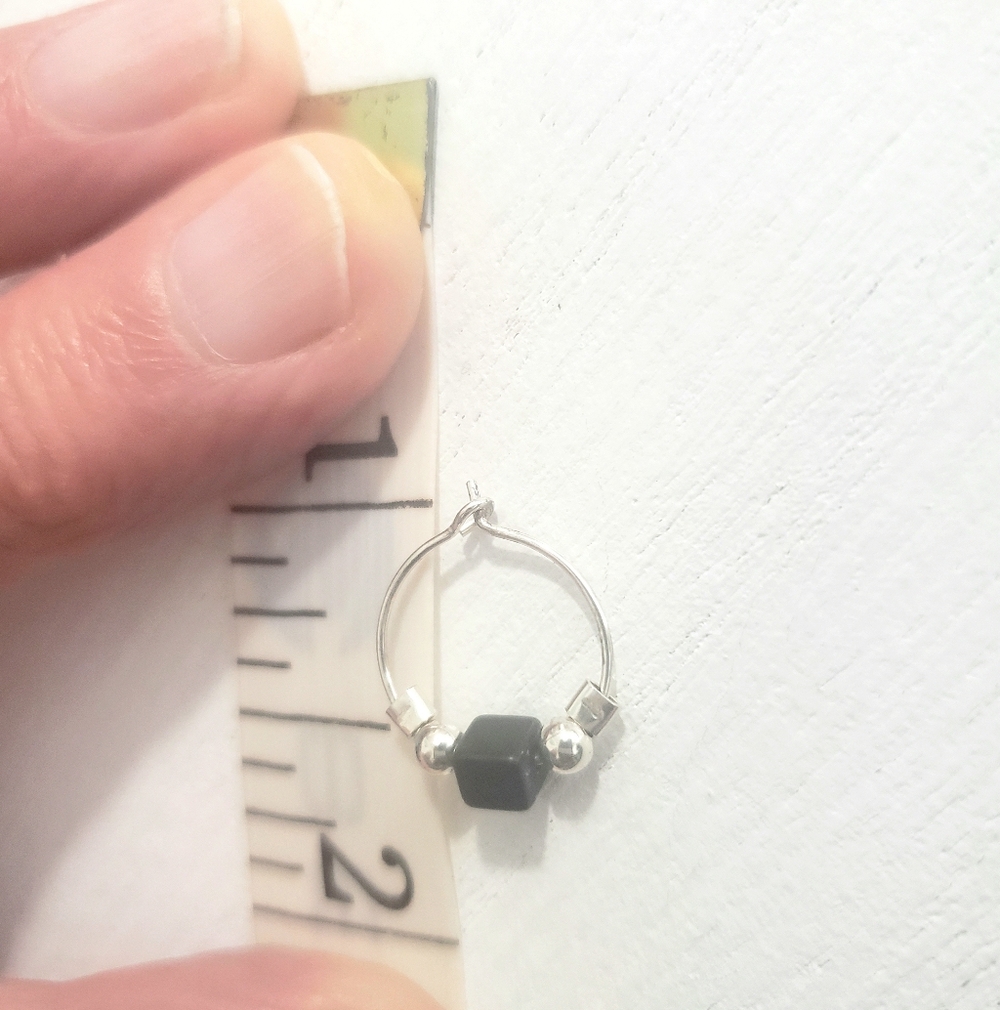 Two Pair Sterling Silver Earrings - Picture 7 of 9